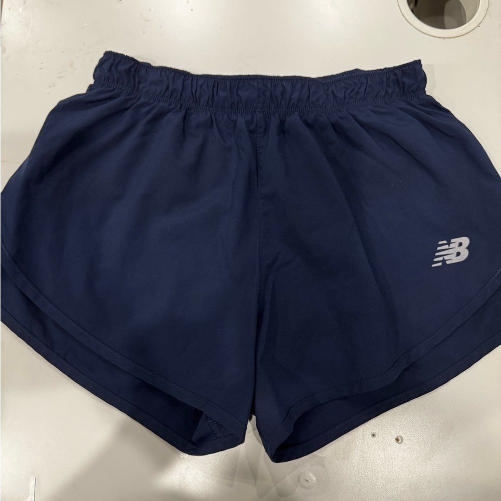 New Balance Women's Dark Blue Athletic Shorts